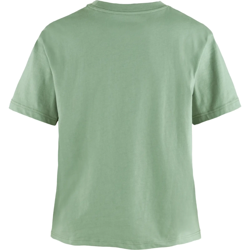 Fjallraven Fjallblomster Logo T-shirt W, kolor: 674 - Misty Green