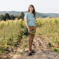 Fjallraven Fjallblomster Logo T-shirt W