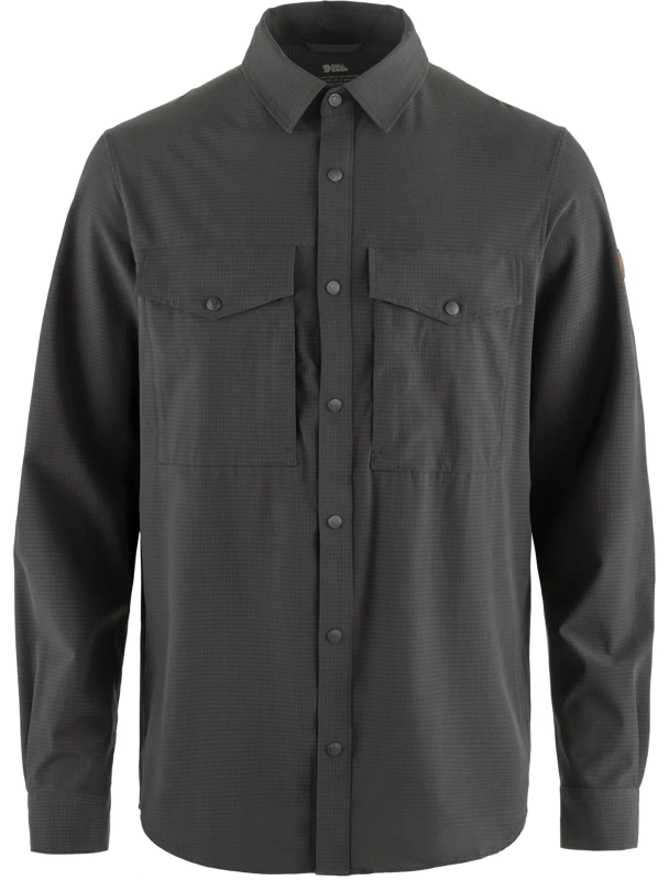 Fjallraven Abisko Trekking Shirt, kolor: 030 - Dark Grey