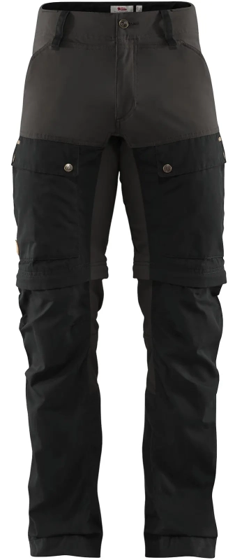 Keb Gaiter Trousers, kolor: 030-550 - Dark Grey-Black
