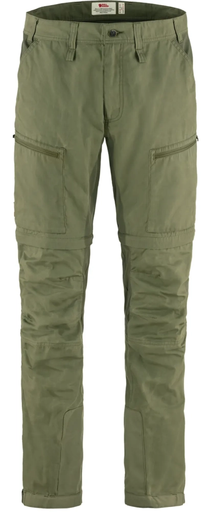 Abisko Lite Trekking Zip-Off Trousers Regular, kolor: 620-625 - Green-Laurel Green