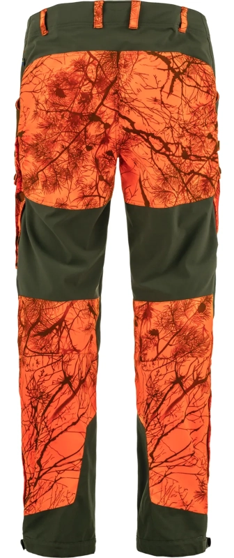 Fjallraven Lappland Hybrid Trousers, kolor: 261-662 - Orange Multi Camo - Deep Forest