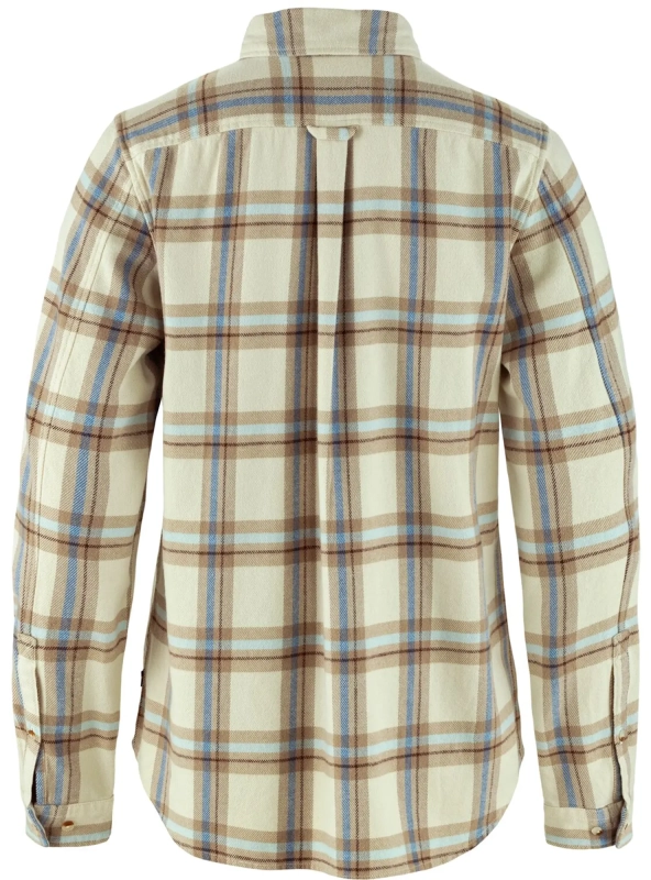 Ovik Heavy Flannel Shirt W, kolor: 113-118 - Chalk White - Fossil