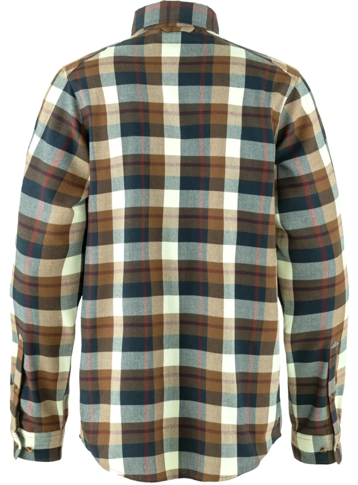 Fjallglim Shirt, kolor: 265-113 - Wood Brown-Chalk White