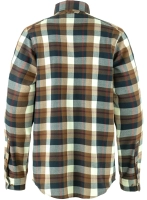 Fjallglim Shirt, kolor: 265-113 - Wood Brown-Chalk White