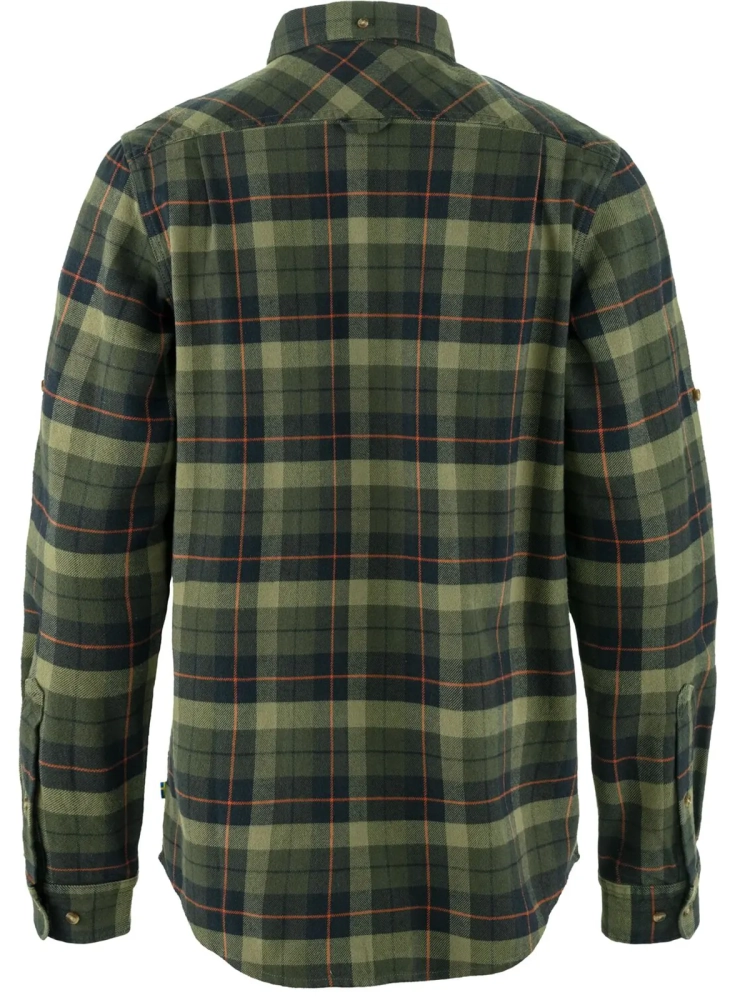 Singi Heavy Flannel Shirt, kolor: 550-662 - Black-Deep Forest