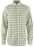 Ovik Flannel Shirt, kolor: 113-625 - Chalk White-Laurel Green