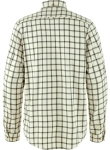 Ovik Flannel Shirt, kolor: 113-625 - Chalk White-Laurel Green