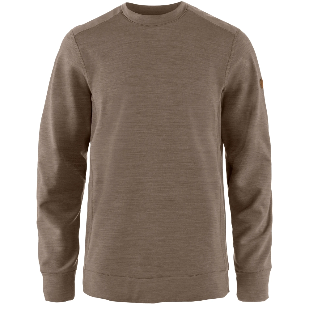 Keb Fleece Crew Neck, kolor: 244 - Suede Brown