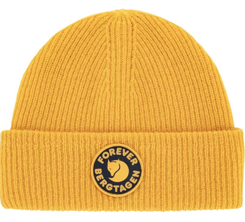 Bergtagen Forever Wool Beanie, kolor: 161 - Mustard Yellow