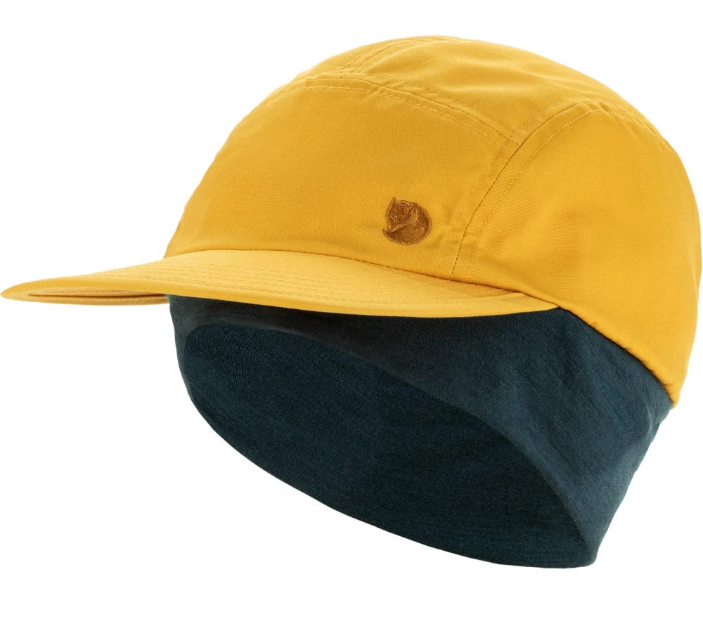 Bergtagen Mountain Cap, kolor: 161-555 - Mustard Yellow-Dark Navy