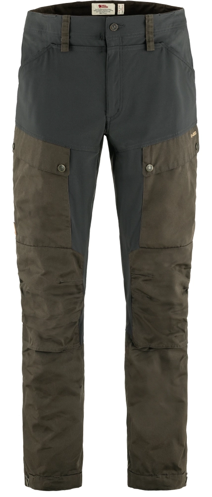 Keb Trousers, kolor: 633-030 - Dark Olive-Dark Grey, 1
