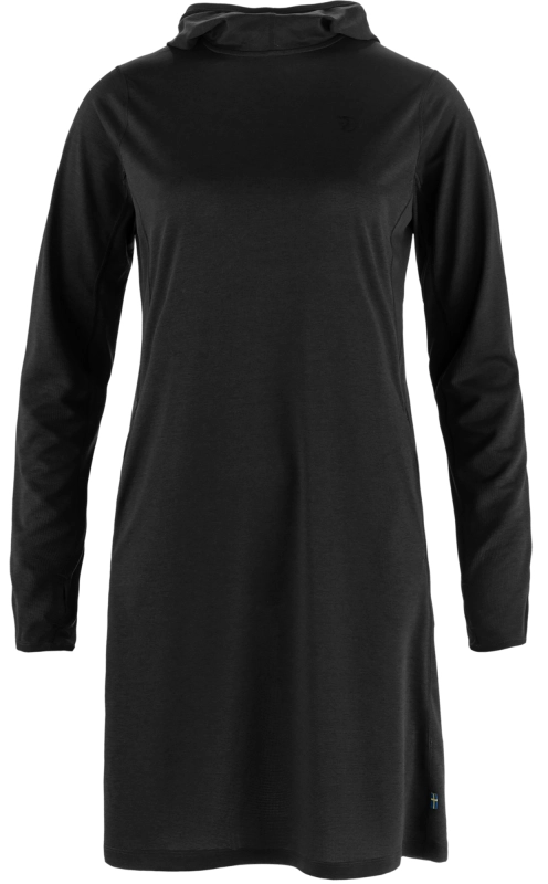 Abisko Sun Hoodie Dress W, kolor: 550 - Black, 2