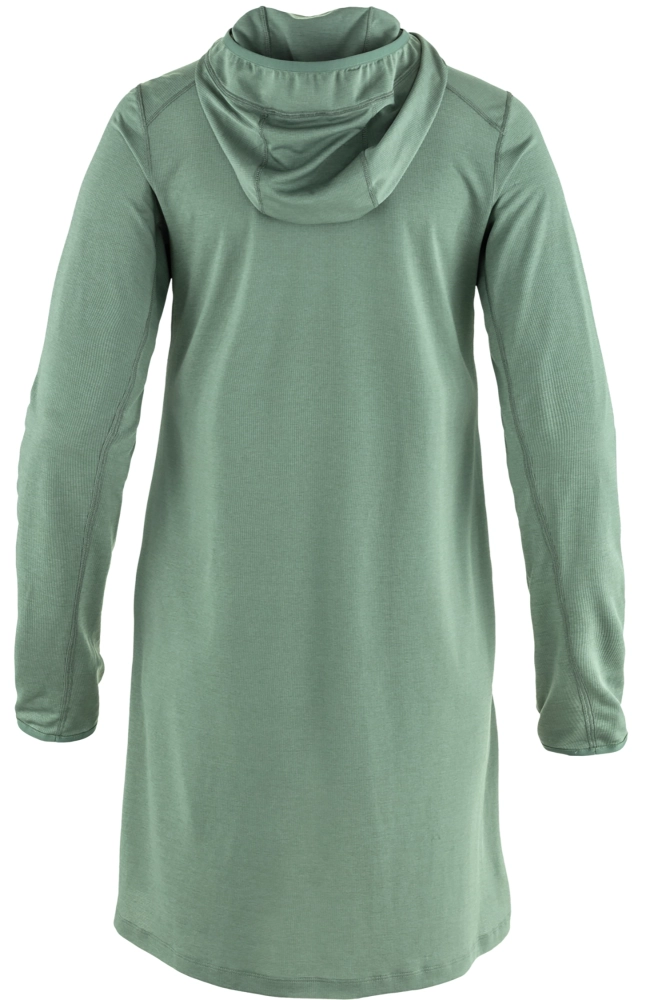 Abisko Sun Hoodie Dress W, kolor: 614 - Patina Green, 2