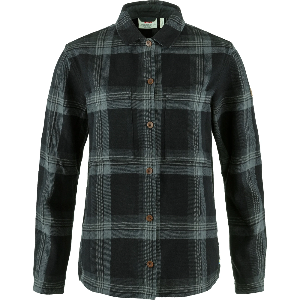 Singi Flannel Overshirt W, kolor: 550-048 - Black-Iron Grey