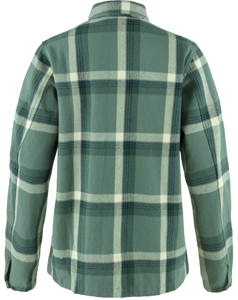 Singi Flannel Overshirt W, kolor: 614-679 - Patina Green-Deep Patina