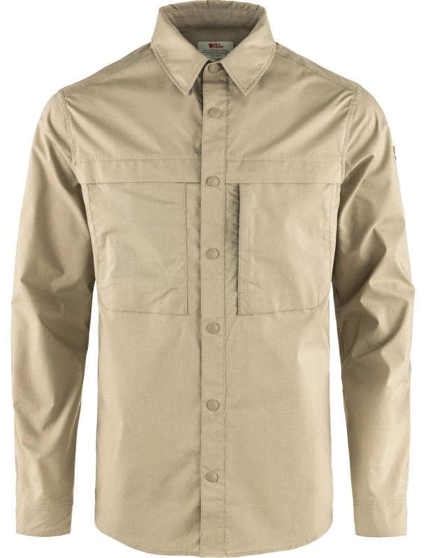 Abisko Trail Shirt LS, kolor: 118 - Fossil, 1