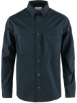 Abisko Trail Shirt LS, kolor: 555 - Dark Navy