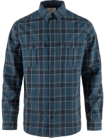 Fjallraven Ovik Travel Shirt LS, kolor: 534-555 - Indigo Blue-Dark Navy