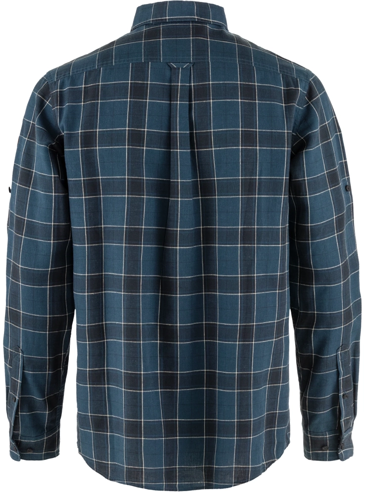 Fjallraven Ovik Travel Shirt LS, kolor: 534-555 - Indigo Blue-Dark Navy