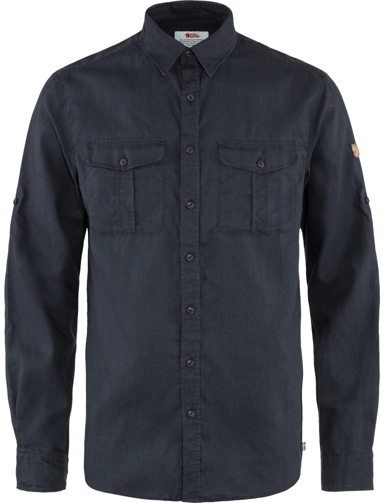 Fjallraven Ovik Travel Shirt LS, kolor: 555 - Dark Navy