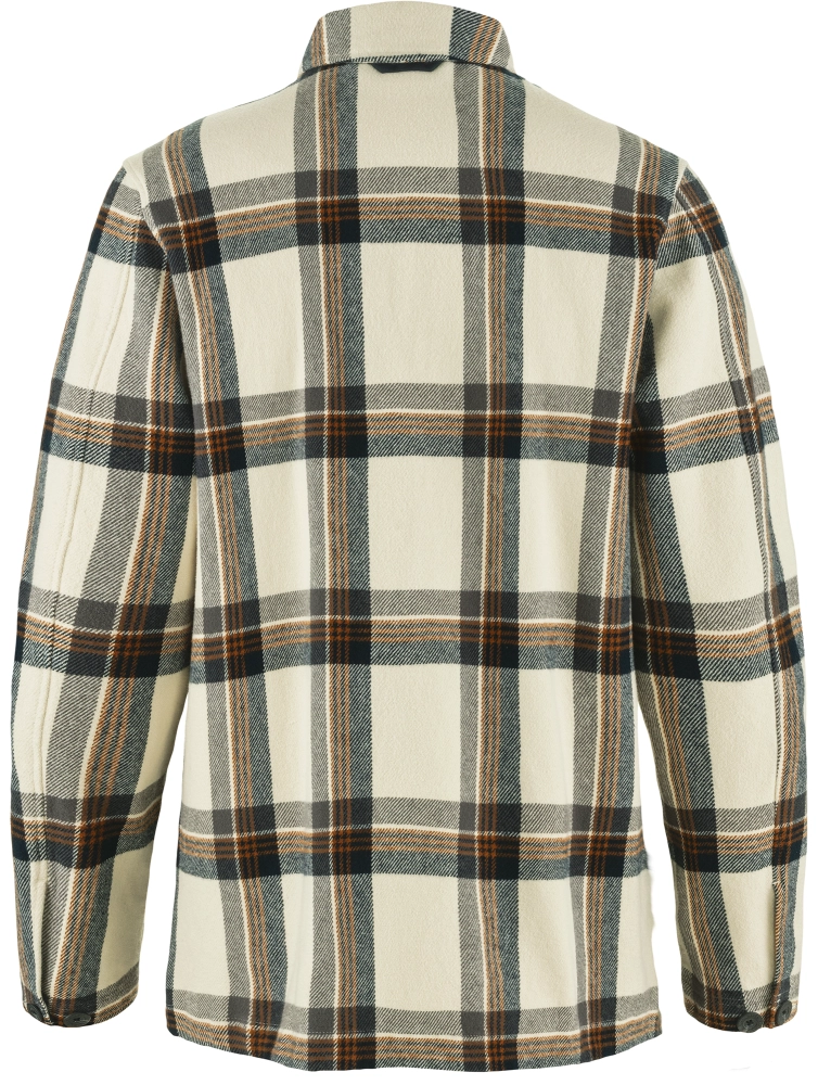 Singi Flannel Overshirt, kolor: 113-555 - Chalk White-Dark Navy