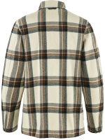Singi Flannel Overshirt, kolor: 113-555 - Chalk White-Dark Navy