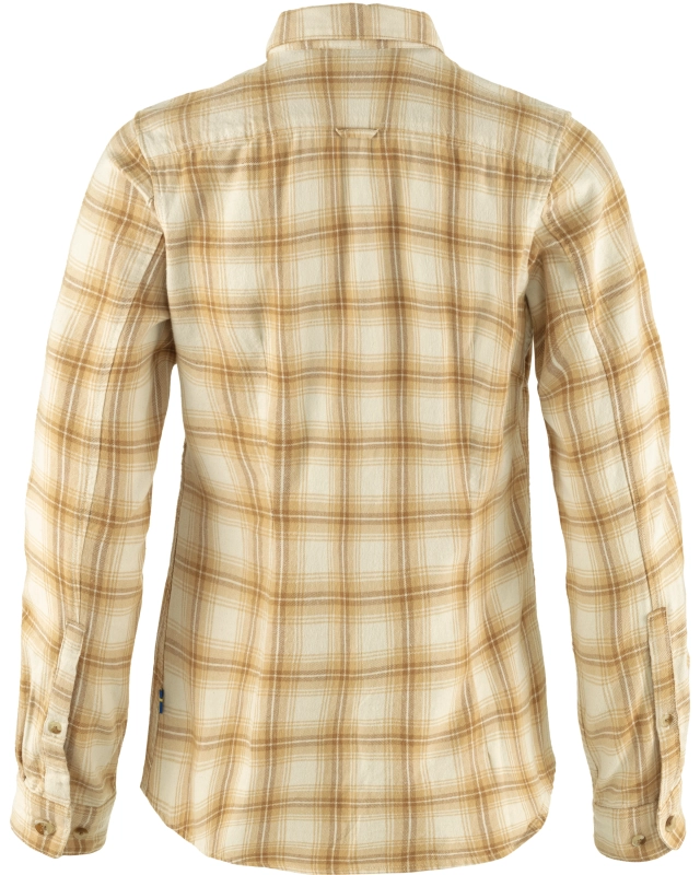 Ovik Flannel Shirt LS W, kolor: 113-196 - Fossil-Dune Beige