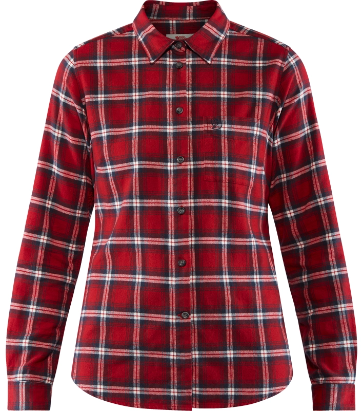 Ovik Flannel Shirt LS W, kolor: 325 - Deep Red