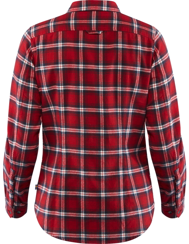 Ovik Flannel Shirt LS W, kolor: 325 - Deep Red