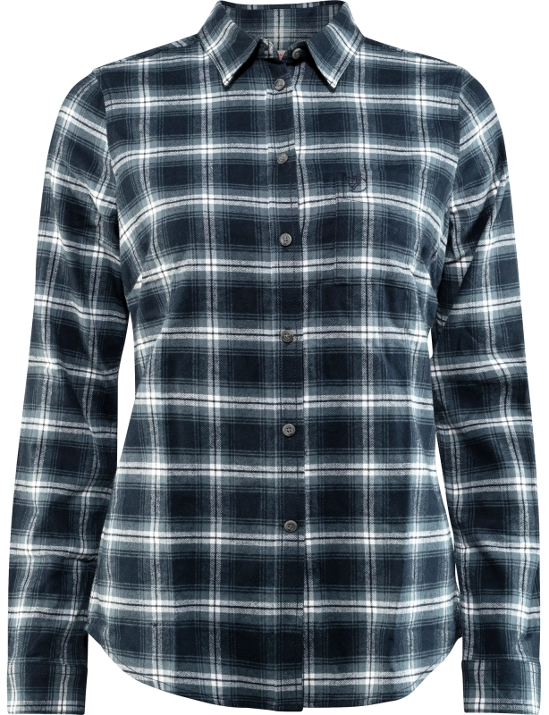 Ovik Flannel Shirt LS W, kolor: 555 - Dark Navy