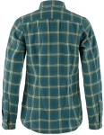 Ovik Flannel Shirt LS W, kolor: 574-679 - Deep Sea-Deep Patina