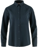 Abisko Trekking Shirt W, kolor: 555 - Dark Navy, 1