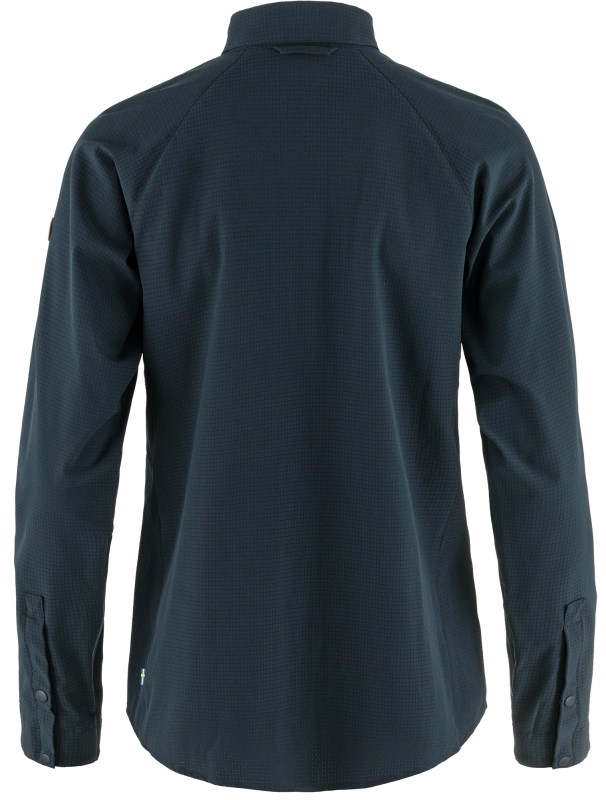 Abisko Trekking Shirt W, kolor: 555 - Dark Navy