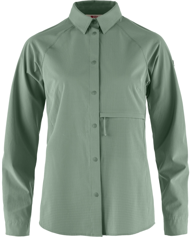 Abisko Trekking Shirt W, kolor: 614 - Patina Green, 1