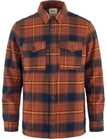 Ovik Lite Padded Shirt, kolor: 215-555 - Autumn Leaf-Dark Navy