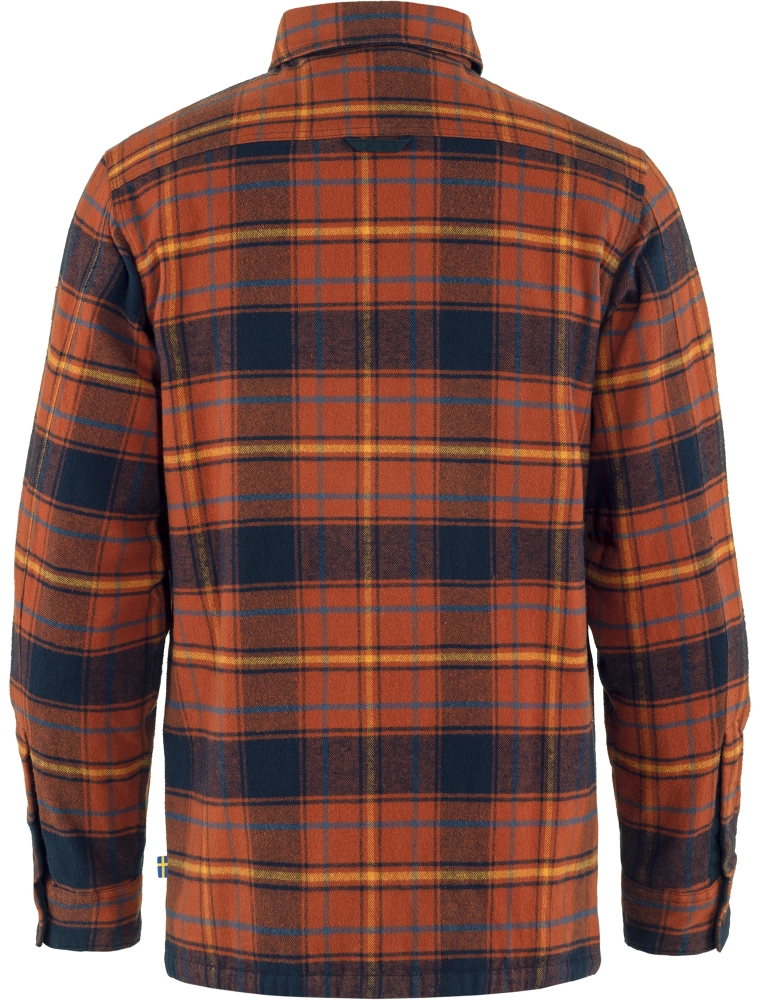 Ovik Lite Padded Shirt, kolor: 215-555 - Autumn Leaf-Dark Navy