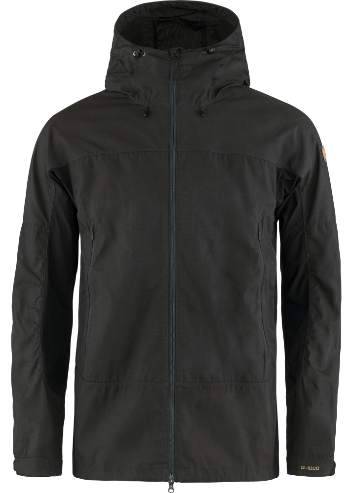 Abisko Lite Trekking Jacket, kolor: 030-550 - Dark Grey-Black, 1