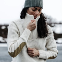 Ovik Half Zip Knit W