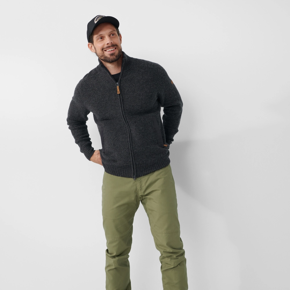 Ovik Zip Cardigan Knit