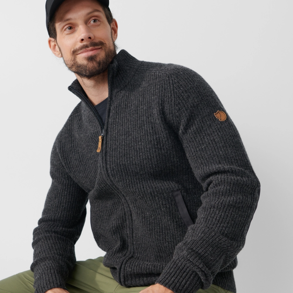 Ovik Zip Cardigan Knit
