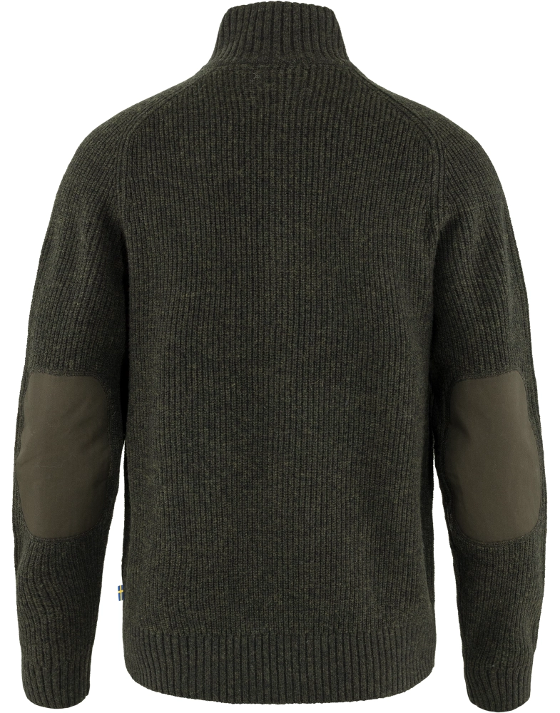 Ovik Zip Cardigan Knit, kolor: 633 - Dark Olive