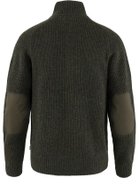 Ovik Zip Cardigan Knit, kolor: 633 - Dark Olive