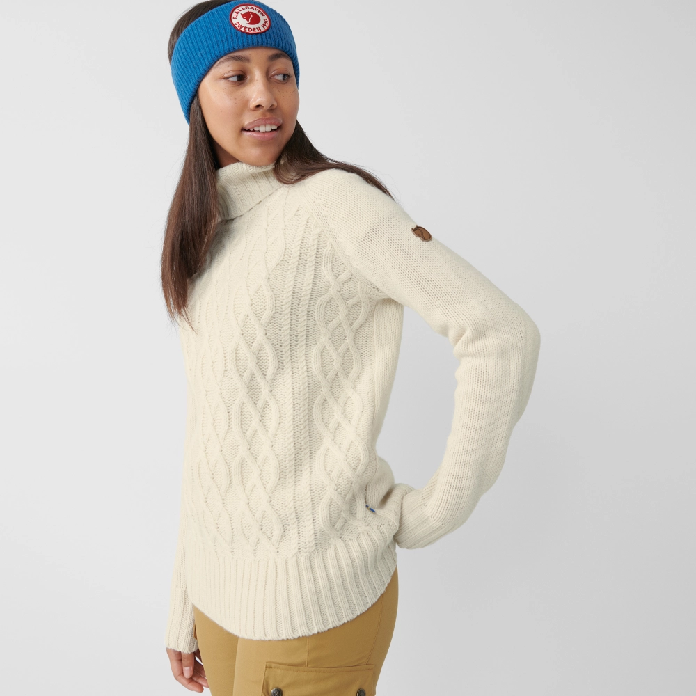 Ovik Cable Knit Roller Neck W