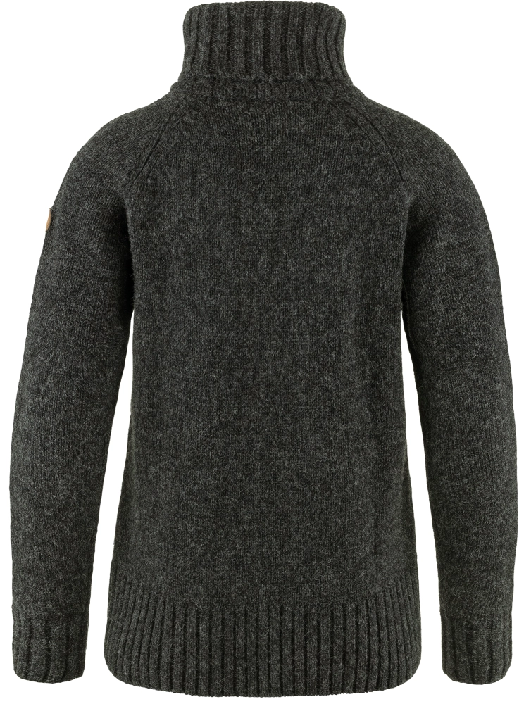 Ovik Cable Knit Roller Neck W, kolor: 030 - Dark Grey