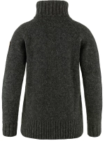 Ovik Cable Knit Roller Neck W, kolor: 030 - Dark Grey