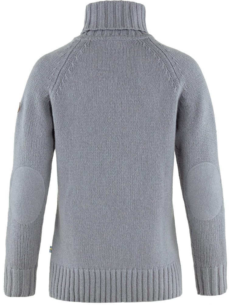Ovik Cable Knit Roller Neck W, kolor: 055 - Flint Grey