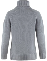 Ovik Cable Knit Roller Neck W, kolor: 055 - Flint Grey