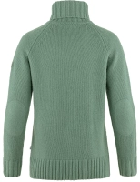 Ovik Cable Knit Roller Neck W, kolor: 614 - Patina Green