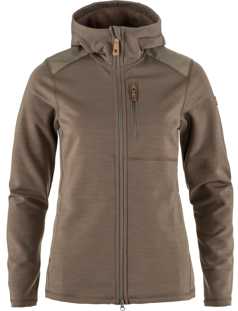 Keb Fleece Hoodie W, kolor: 244 - Suede Brown